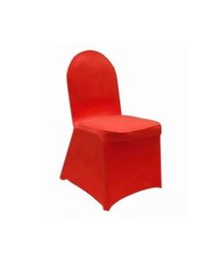 Linen - Chair Cover Red