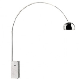 Lamp - Floor Lamp Retro Silver
