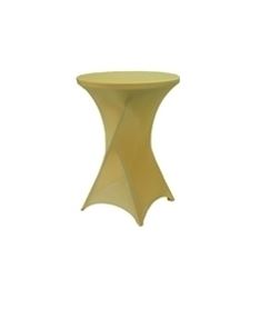 Linen - Bar Table Cover - Champagne