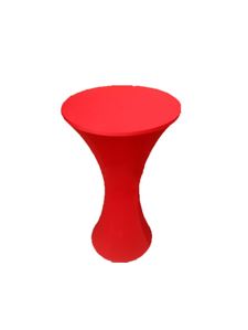 Linen - Bar Table Cover - Red