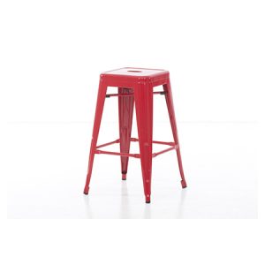 Tolix Bar Stool - Red