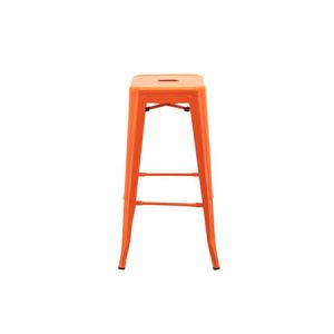 Tolix Bar Stool - Orange