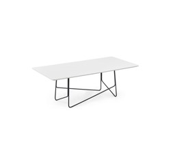 Coffee Table - Triskele - White/Rectangle