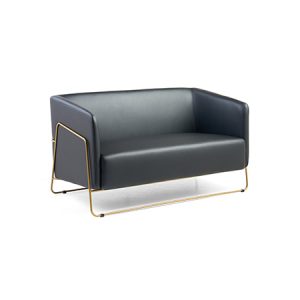 Lounge - Tori Sofa Double - Black/Gold