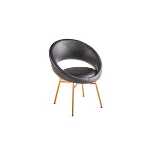 Elegance Cafe Chair - Gold/Onyx