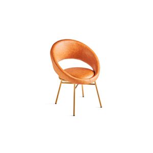 Elegance Cafe Chair - Gold/Garnet