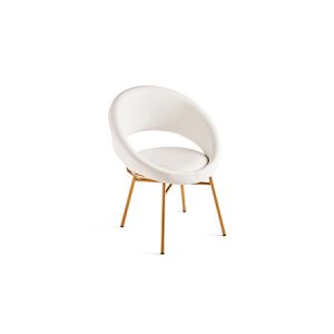 Elegance Cafe Chair - Gold/Pearl