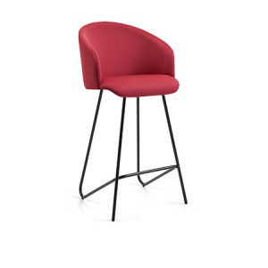 Elegance Bar Stool High-Back - Blush