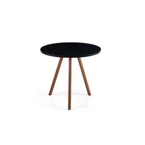 Scandi Cafe Table Round - Black 800