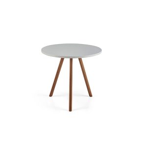 Scandi Cafe Table Round - White 800