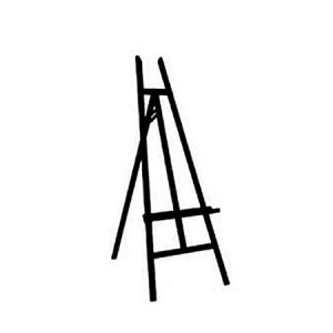 Easel Timber Black